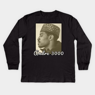 Andre 3000 \ 1975 Kids Long Sleeve T-Shirt